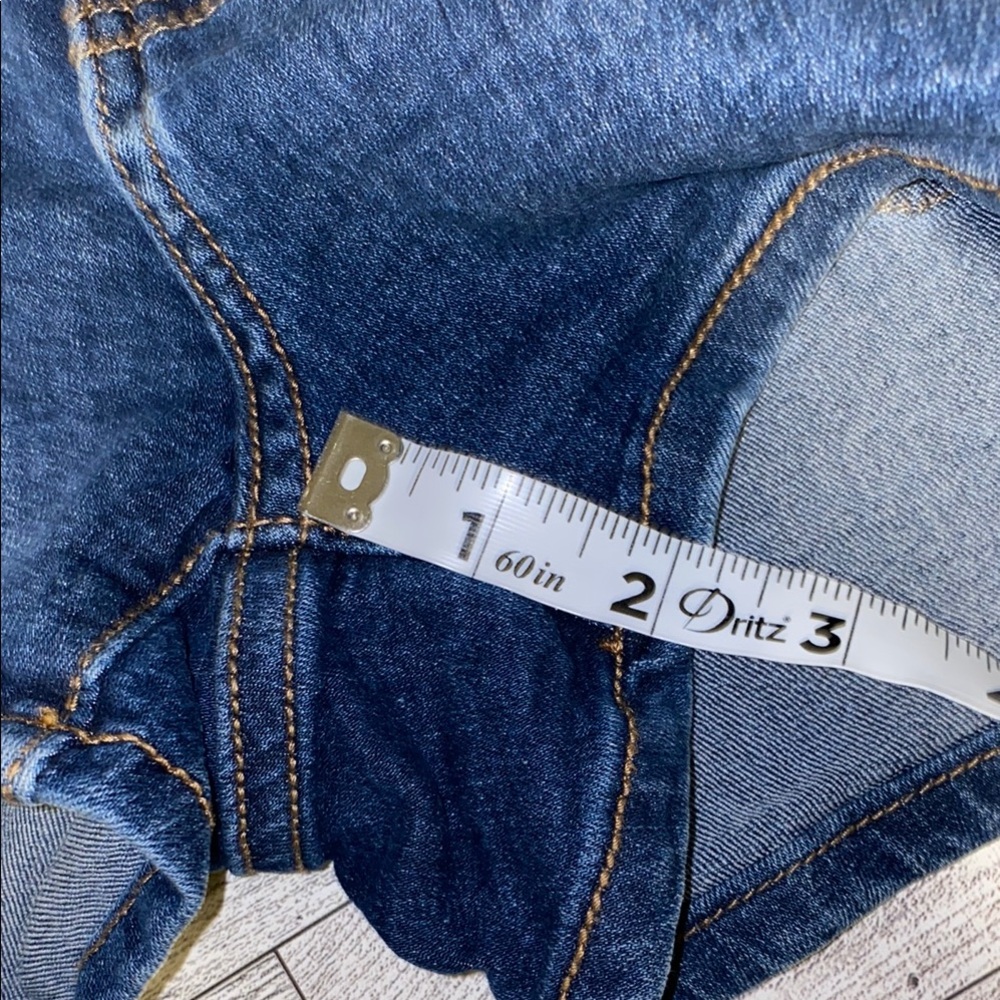 Wild Fable Blue Jean Shorts with Cuffed Hem and High-Waisted Fit Size 00 - Picture 7 of 7